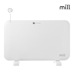 밀 북유럽 전기 히터 컨벡터 온풍기 MILL1200PT ON/OFF 타이머 기능