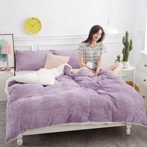 리진 양털 극세사 이불커버 더블 180x200cm