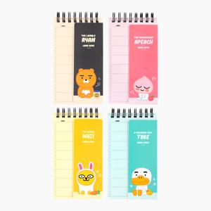 카카오프렌즈 상철 스프링 단어장 / 라이언 어피치 무지 튜브 / 영어단어장