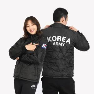 ROKA 로카깔깔이 상의 검정 군인 군용 기모 겨울 방한 점퍼