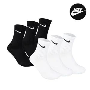 [나이키] 양말세트 에브리데이 스우시 크루 삭스 장목 (3팩세트) 2종택일