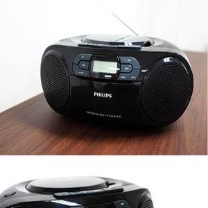 필립스 AZ-388 포터블오디오 CD카세트 플레이어 MP3CD USB FM라디오 테입카세트