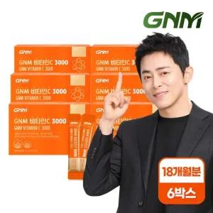 [총 18개월분] GNM 고함량 비타민C 3000 90포 X 6박스   항산화 기능성 비타민씨 분말 가루