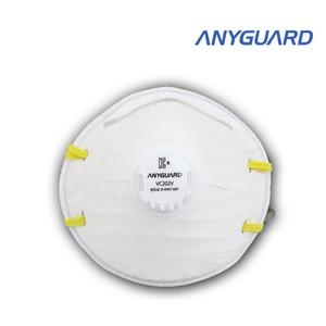 애니가드 VC202V 안면부여과식 방진 마스크 2급 밸브형 분진 산업용 공업용 20개입