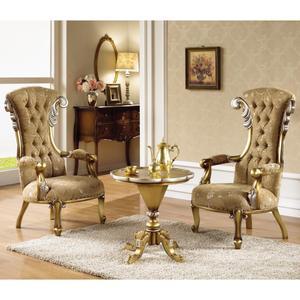 원목 부부테이블 등받이 쿠션의자 세트 럭셔리 패브릭 헤라