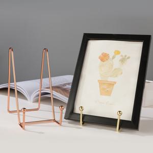 고급 액자 사진 거치대 메뉴판 받침대 테블릿 받침 금속 인테리어 소품