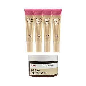 AHC 아이크림 시즌12 40ml x4 + 마녀공장 딥슬리핑 마스크 100ml /시즌13