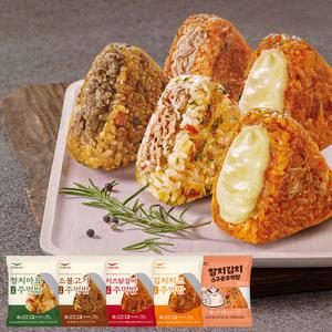 한우물 구운주먹밥 7봉 + 7봉 총14봉 골라담기 참치마요/참치김치/김치치즈/소불고기/치즈닭갈비