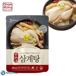 진한 참스토리 삼계탕 900g 1개 몸보신 복날 보양식 닭 백숙 캠핑 자취 혼밥 집밥 D