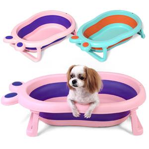 레빗 반려동물 접이식 강아지욕조 애견욕조 강아지스파 고양이 대형 대야 다용도통 목욕용품 애견미용