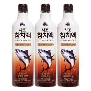 사조 참치액 한스푼으로 요리의 완성 900mL x 3개