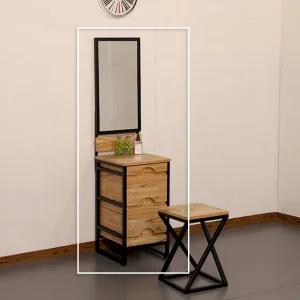 [우아미가구]왈라비 참죽나무 미니화장대 300