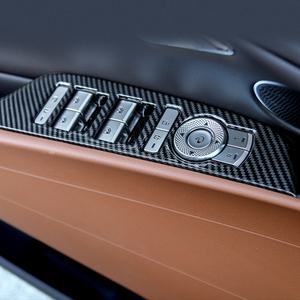 제네시스G80 RG3 윈도우스위치 커버 카본 몰딩 4P