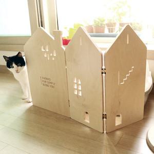 카네 강아지 배변판 가림막 가리개 파티션