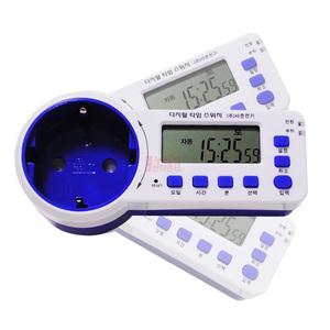 국산 24시간 디지털 타이머콘센트 타임스위치 서준전기 SJD-CR16H 타이머스위치