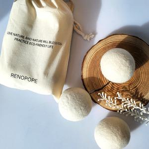 레노포프 건조기 양모볼 7cm 빅사이즈 6p 뉴질랜드산