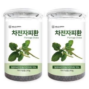 헬로우그린 차전자피환 250gX2(통) 총500g 식이섬유