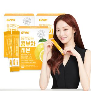 [총 90포] GNM 품격있는 콤부차 레몬 비타민C 유산균 분말 스틱 30포 X 3박스