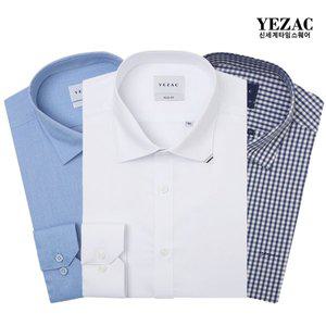 [예작](타임스퀘어점패션관)[슬림핏 와이셔츠] 25년 신상품 관리가 편한 비지니스 긴팔 셔츠 택1