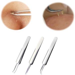 피지뽑는 집게 모공 피지빼기 뾰루지 짜는 기구 인그로운 헤어바늘 턱수염뽑기 물사마귀 핀셋