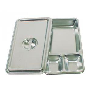드레싱밧드 (Dressing Tray) 2칸 (뚜껑포함) 트레이 (TD-02)