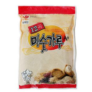 12곡 미숫가루 1kg 국산보리 31% 12가지 곡류 맛과 영양 쪽빛누리