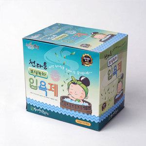 천다운 녹차입욕제 40g 10개입 보성녹차 사우나 목욕 반신욕 족욕 스파