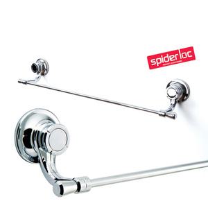 [스파이더락] 흡착식 스텐 수건걸이10(실버)