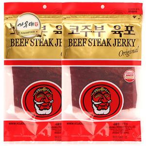 [가온애] 육포 (170g) x2봉  / 코주부 육포 우육포 맛육포 소고기육포 숏다리 조미오징어 맥주안주 술안주