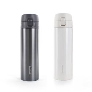 락앤락 페더라이트 텀블러 LHC3220 500ml 2개 블루그린 아이보리 보온병 스텐 진공 보온 보냉 컵 원터치 뚜껑 미니 아기 분유 초등학생 어린이 키즈 물병 등산 소풍 캠핑 차량용 군대 물통 각인