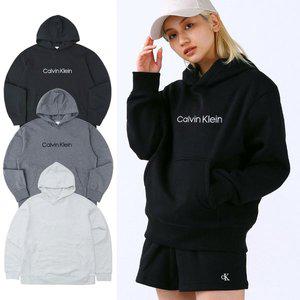 [Calvin Klein ]캘빈클라인 남여공용 스탠다드 로고 후드티셔츠