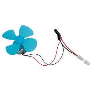 간이 풍력발전기 실험세트 (날개.저전류모터.엔드캡.커넥터.LED)