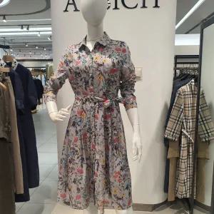 갤러리아 안지크(간절기)정장라인원피스 플라워프린트원피스 AF1OP5100