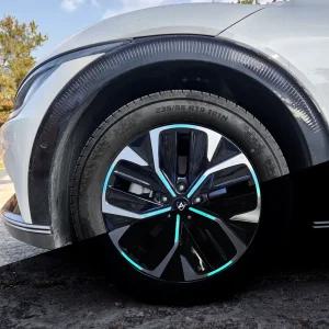 오토크루 휠 타이어 반사 스티커 홀로그램 메탈 데칼 야광 4P AC-D02