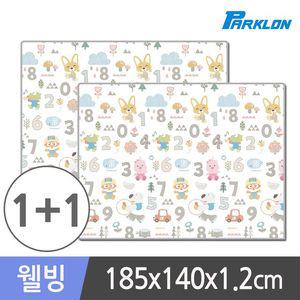 1+1 뽀로로 숫자놀이 웰빙 놀이방매트 185x140x1.2cm