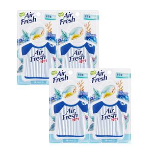 에어후레쉬 옷장용 방향소취제 시원한 아쿠아향 32g x4개