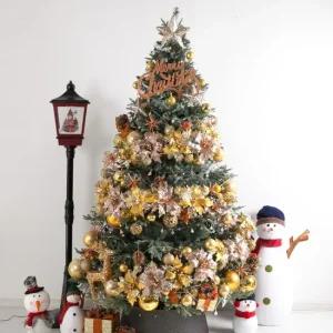 크리스마스 트리 나무 장식 풀세트 리파인사슴그레이 240cm  양면) 전구포함 성탄절 PE PVC 대형 소품 용품