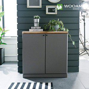 [우아미]블라썸 아일랜드 키친시리즈 800 수납장 (그레이)