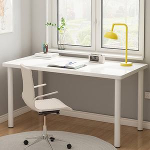 800x400조립식책상 보조테이블 노트북데스크 폭좁은 원룸 침대 사이드 1인용 공부 간이 사무실 철제 화이트