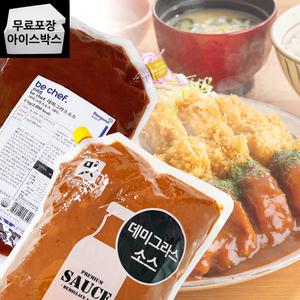 제이케이푸드 동원 아워홈 데미글라스 소스 2kg (2종) 함박스테이크 오므라이스 데미그라스