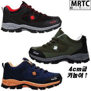 [마리오탈라리코]토우캡 자수패턴 매쉬운동화 4cm굽 키높이 남자운동화