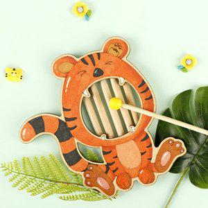 [메이크문구]W048 악기만들기 호랑이워시보드