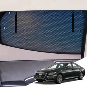 제네시스 G80 DH/2세대 운전석+조수석 본투로드 차량 햇빛가리개 윈도우 썬블럭