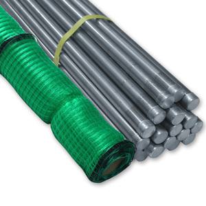 동물방지망 노루망 1.2m x 50m+파이프 지지대 1.5m x 10개 지주대 울타리망