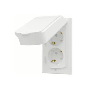 아남 르그랑 아펠라 화이트 전기 전등 커버 방우 2구 콘센트