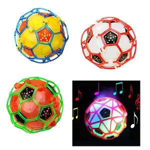 파피앙 LED 춤추는 축구공 크레이지축구공 불빛공 야광공 뮤직 어린이선물-건전지포함 