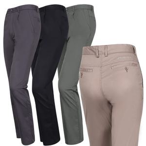 남성 여름 면바지 무지 스판 골프복 원턱 중년 기능성 치노팬츠 작업복 근무복 얇은 시원한 빅사이즈