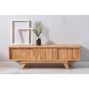 [자르파라]예쁜 미닫이 참죽 원목 슬림 신혼 거실장 1200 / 서랍 클래식 거치대 엔틱 목재 안방