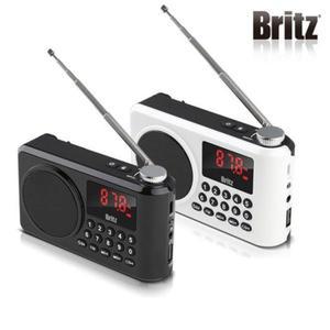 브리츠 블루투스 스피커 USB TF 메모리 MP3재생 휴대용 효도라디오 등산 낚시 조깅 캠핑용 휴대폰 연결