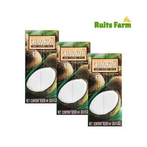 [루츠팜] 차오코 코코넛밀크 1000mlX12개 태국 chaokoh 코코넛우유 1L X 12개